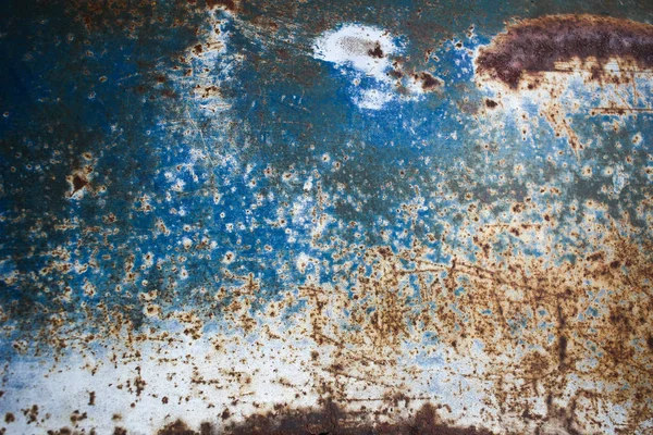 Vintage ρετρό παλιό σκουριασμένο μπλε υφή φόντου από ένα παλιό αυτοκίνητο — Φωτογραφία Αρχείου