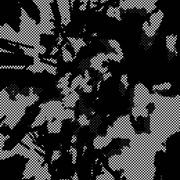 Padrão abstrato de meio tom em cores branco, cinza e preto. moder — Fotografia de Stock
