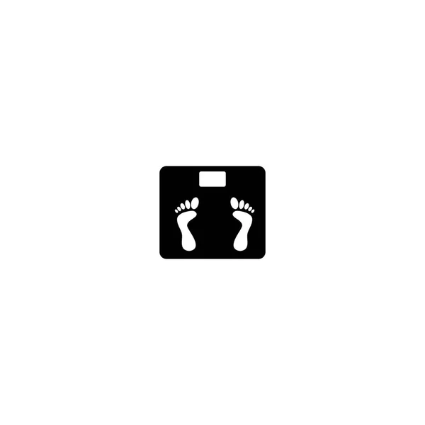 ピクトグラムのスケールのアイコン。白い背景の黒いアイコン. — ストックベクタ