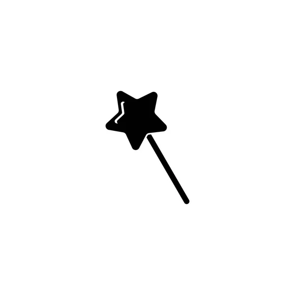 Piktogramm Süßigkeiten Symbol. schwarzes Symbol auf weißem Hintergrund. — Stockvektor