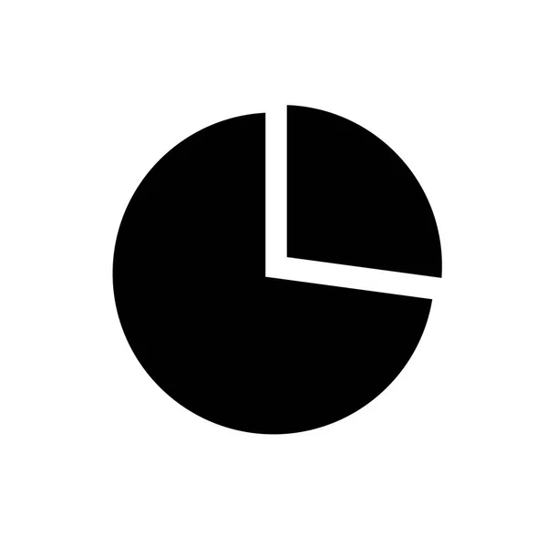 Piktogram diyagram simgesi. Beyaz arka planda siyah simgesi.