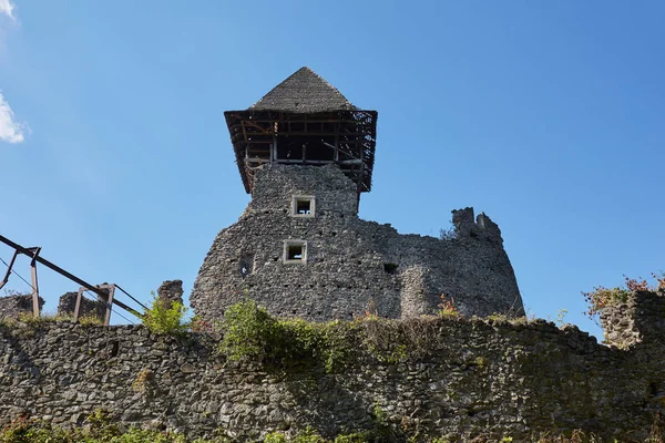 Руїни Ужгородський Невицький замок. — стокове фото