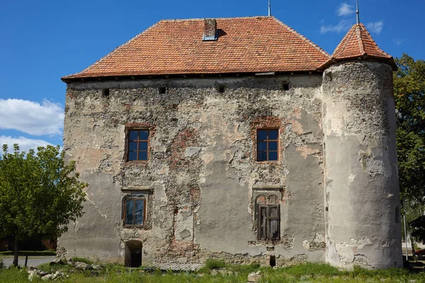 Замок Святого Miklosh. Chynadieve. Закарпатська область — стокове фото