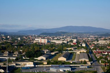 Mukachevo manzara. Zakarpatska Oblastı