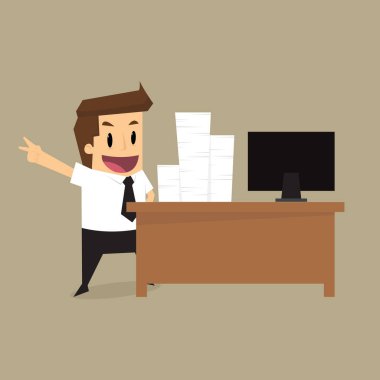 İşadamı çalışkan