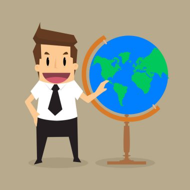 İşadamı anket dünya onun ellerinde