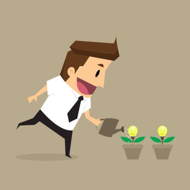 iş adamı fikri sulama