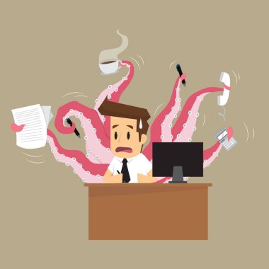 Ahtapot yandan işadamı