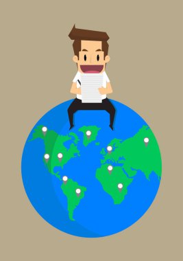 iş adamı iş tüm dünyada olduğunu kaydetti