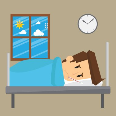 overworked, iş adamı hasta hastanede kalış