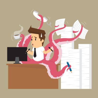 Ahtapot yandan işadamı