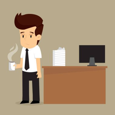 işadamı kahve, iş fazla mesai