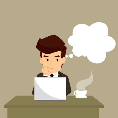 iş adamı ve çalışmak sizin karar