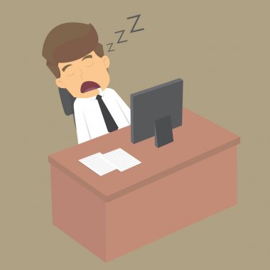 yorgun overworked işadamı masada kişi sayısı.