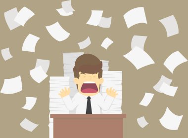 çok çalıştım, işadamı işyerinde stres