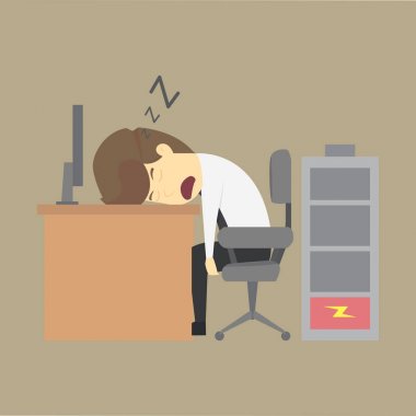 İş adamı Energize.Vector