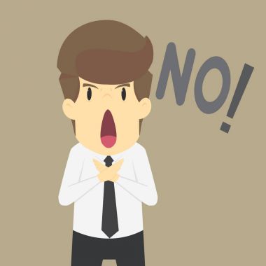 Bir işadamı ve teklifi reddediyor