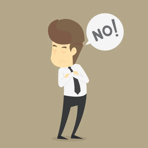 Bir işadamı ve teklifi reddediyor