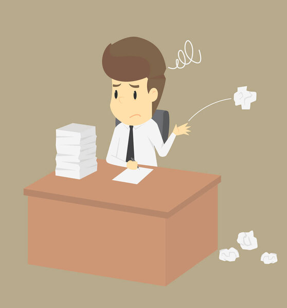 Предприниматель тоже много работает
