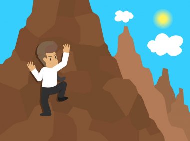 işadamı, daha yüksek bir seviyeye tırmanma