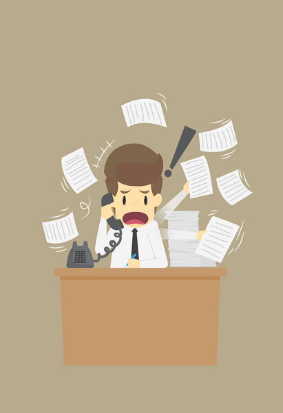 Предприниматель тоже много работает
