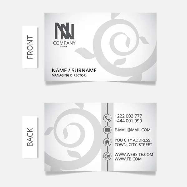 Business card modern design.VECTO — Stock Vector