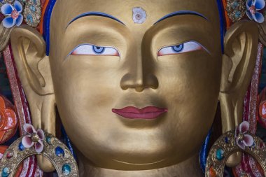 maitreya çehresini thiksey Manastırı Buda heykeli