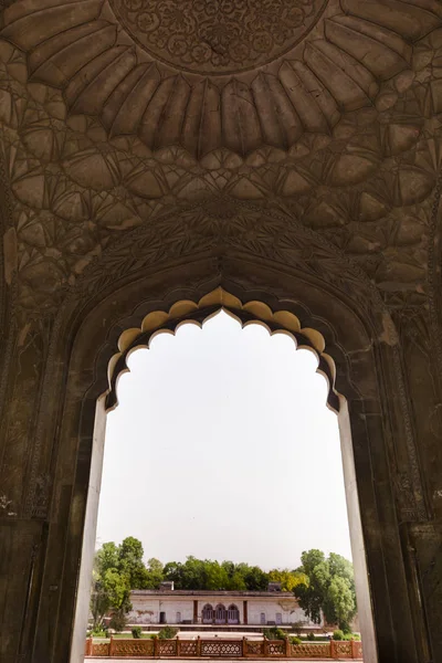 Interior de la tumba de Safdarjung en Delhi . — Foto de Stock