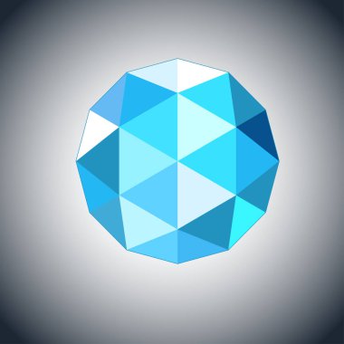 topaz mücevher mücevher simgesi. Vektör çizim