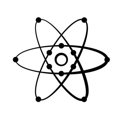 Bir molekül atom sembolü modeli