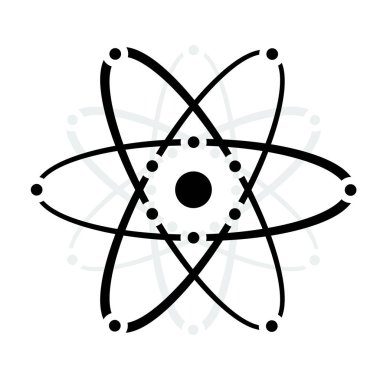 Bir molekül atom sembolü modeli