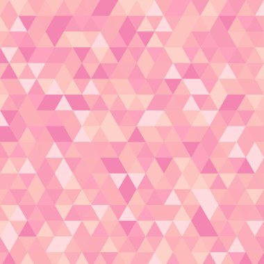 Çok renkli pembe geometrik üçgen şekil grafik arka plan. Vektör köşeli tasarım