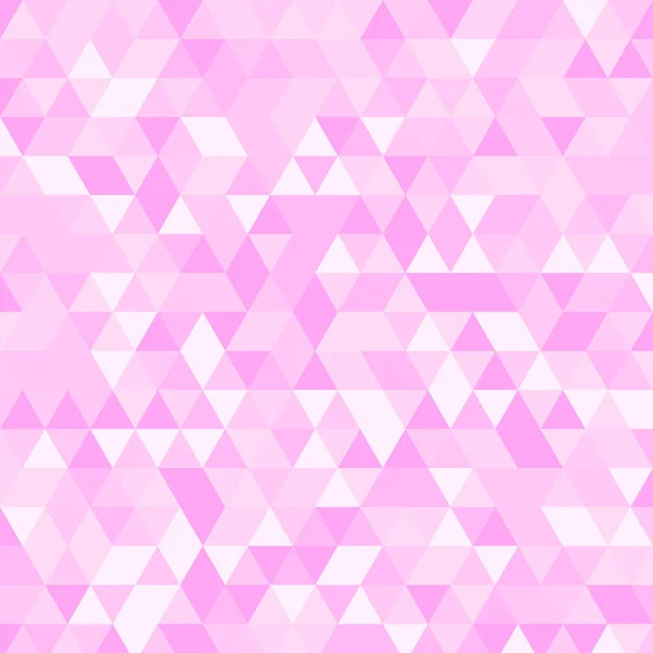 Multicolore rose géométrique triangulaire illustration fond graphique. Conception vectorielle polygonale — Image vectorielle