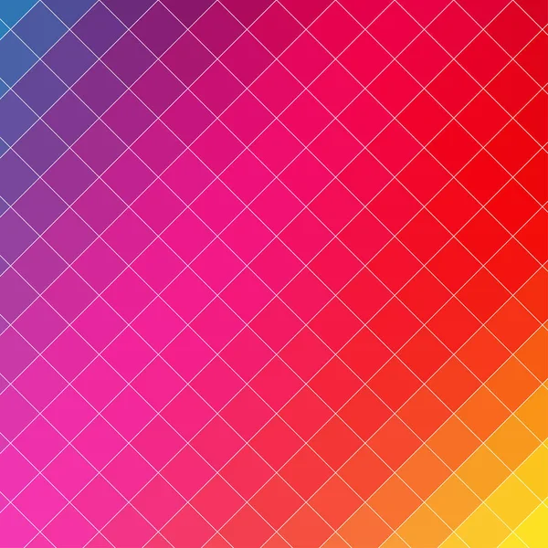 Einfache geometrische Diamant farbigen Regenbogen-Vektor Hintergrund — Stockvektor