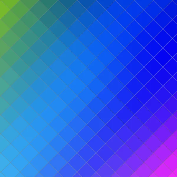 Simple diamante geométrico de color arco iris vector de fondo — Vector de stock