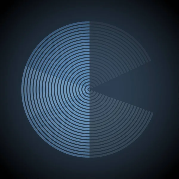 Abstrait cercle concept arrière-plan. Illustration vectorielle — Image vectorielle