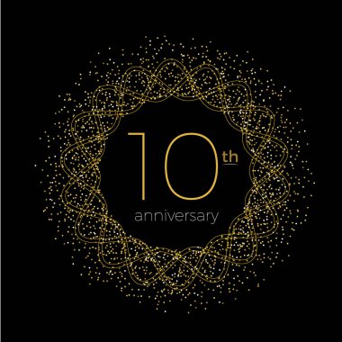 Altın onuncu yıl dönümü amblemi