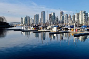 Downtown Vancouver liman marina.