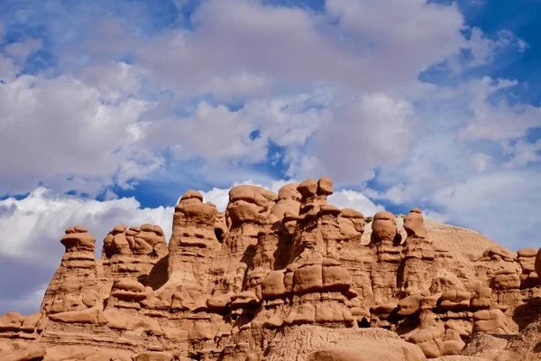 Hoodoos under the sky. — Stock Photo, Image