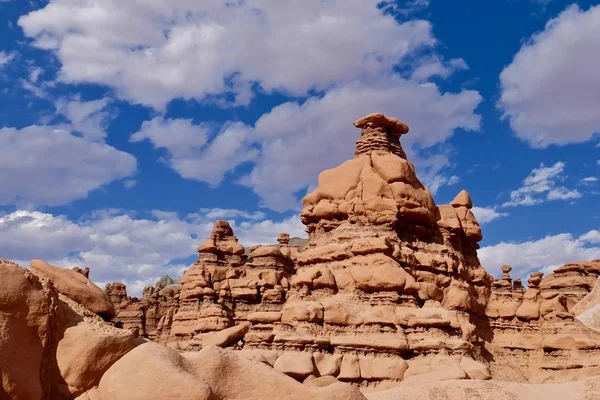 Hoodoos under the sky. — Stock Photo, Image