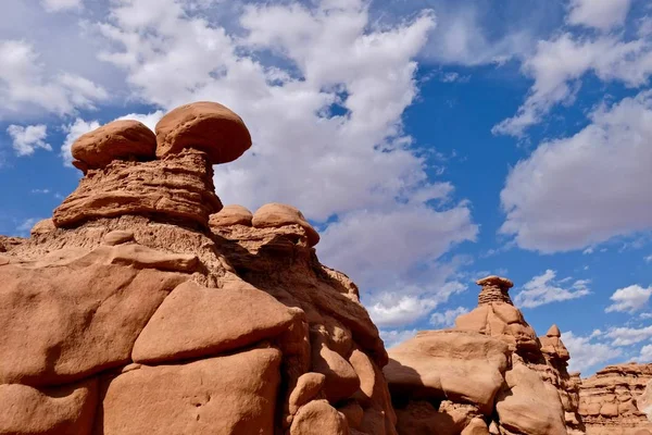 Hoodoos under the sky. — Stock Photo, Image