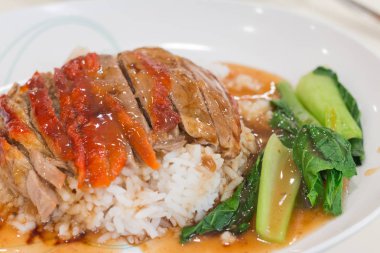 pirinç kızarmış ördek