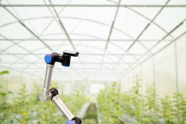 Akıllı tarım kavram olarak, robot çiftçiler (otomasyon Robotik)