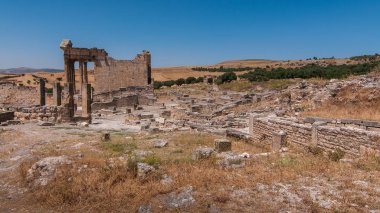 Şehrin Teboursouk, Beja, Tunus kalıntıları