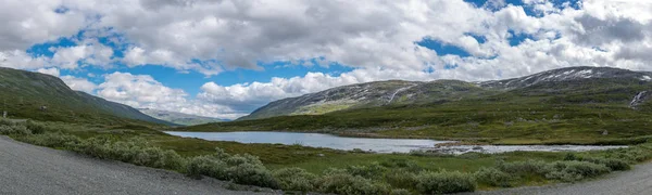 Fiorde Geiranger Sob Céu Nublado Noruega — Fotografia de Stock