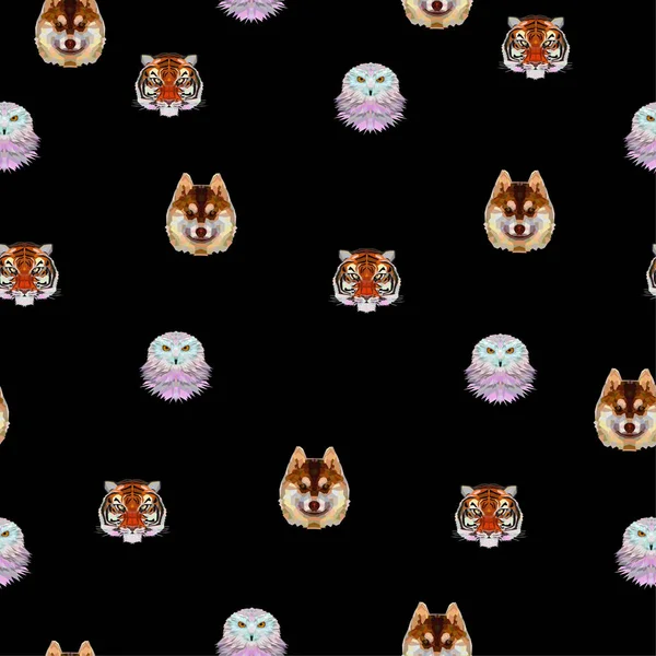 Hayvan arka plan, düşük Poli stili