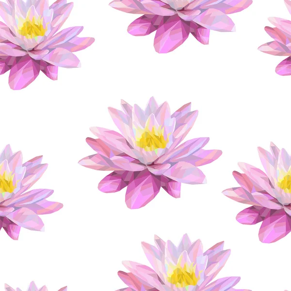 Lotus çiçeği ile ihale desen