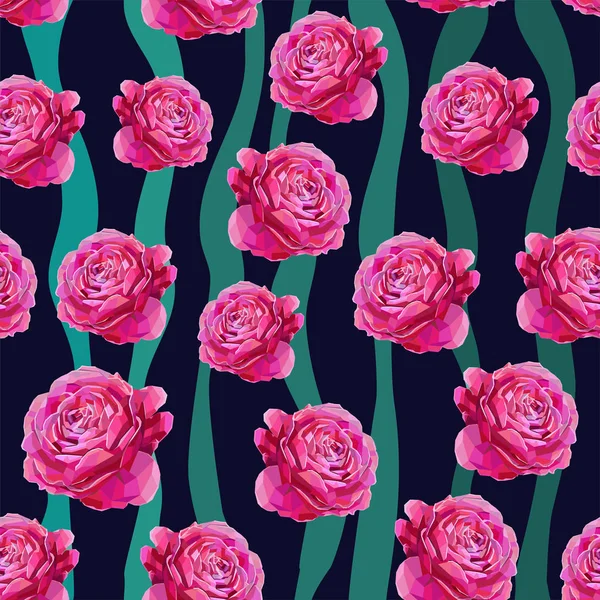 Ilustração de rosas brilhantes — Fotografia de Stock