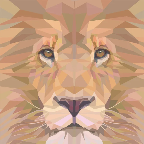 Světlé pozadí zvířat, lev — Stock fotografie
