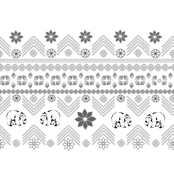 soyut ayı çizimleri, geometrik çizgiler, biçimlendirilmiş şekiller, kusursuz desenler